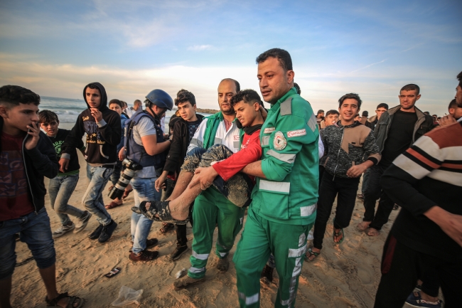 İsrail güçleri Gazze sahilinde 3 Filistinliyi yaraladı