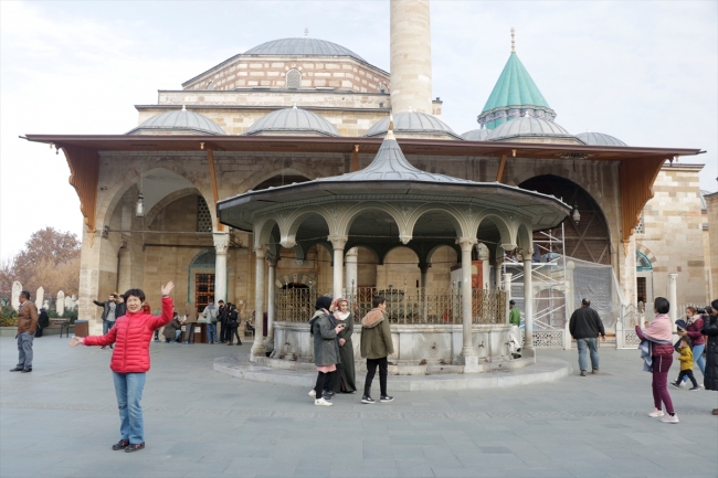 Mevlana Müzesi'nin ziyaretçi sayısı artıyor