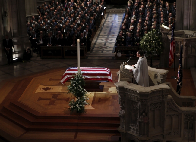 Eski ABD Başkanı Bush için devlet cenaze töreni düzenlendi