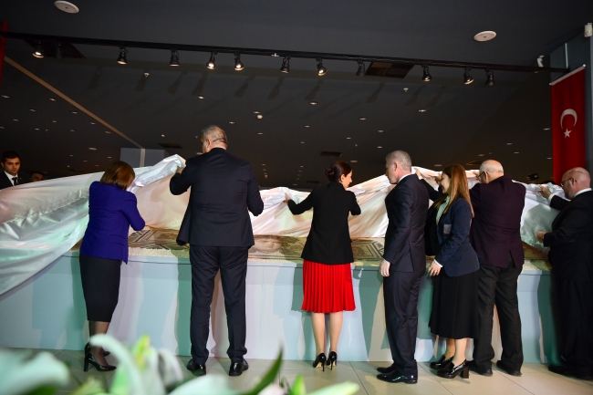 "Çingene Kızı" Zeugma Mozaik Müzesi'nde