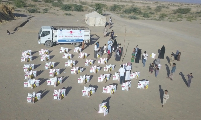 Türkiye Diyanet Vakfının Yemen'e yardımları devam ediyor