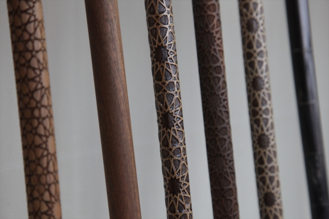 Selçuklu motiflerini bastona yansıtıyor