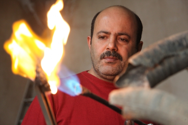 Selçuklu motiflerini bastona yansıtıyor