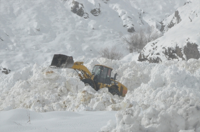 Hakkari-Şırnak yoluna çığ düştü