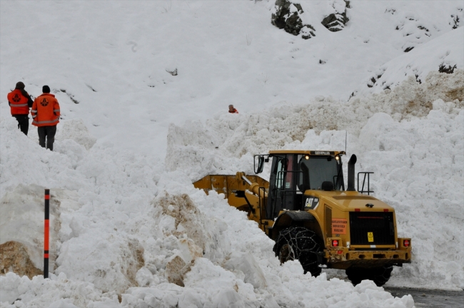 Hakkari-Şırnak yoluna çığ düştü