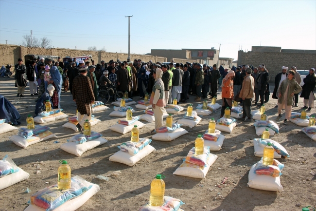 TİKA'dan Afganistan'daki savaş mağduru ailelere yardım