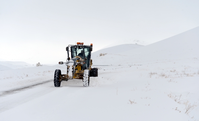 Erzurum'da karla mücadeleye dev bütçe ve kadro
