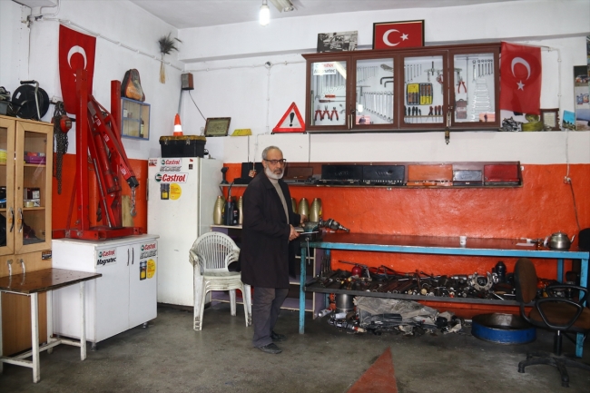 Sanayi sitesinin "sanatçı" ustaları