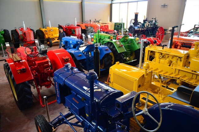Traktörlerin asırlık hikayesini anlatan müze