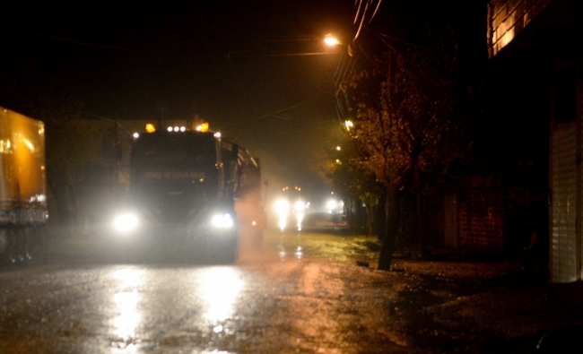 Suriye sınırına askeri sevkiyat