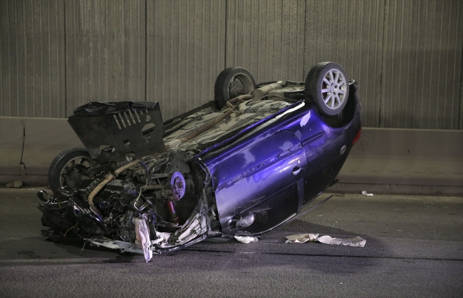 Ankara'da zincirleme trafik kazası: 5 yaralı