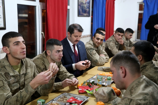 Yeni yılı Sivas'ta görev başında karşıladılar