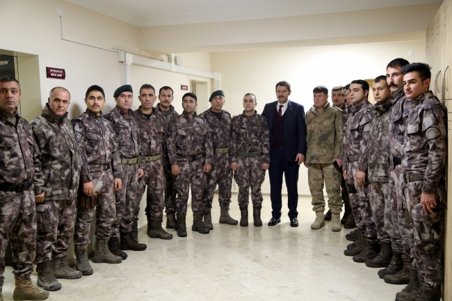 Yeni yılı Sivas'ta görev başında karşıladılar