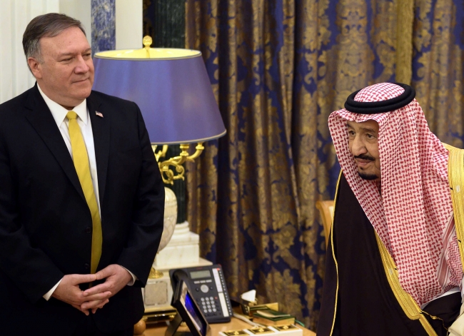 Riyad'da Pompeo ve Selman zirvesi