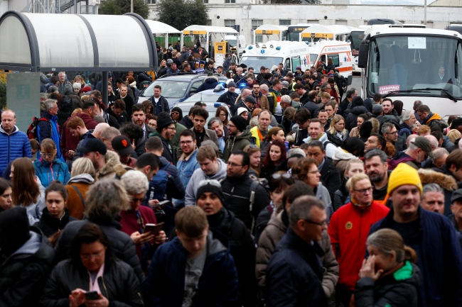 İtalya'daki Ciampino Havaalanı'nda yangın