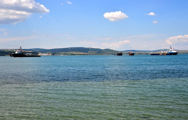 1915 Çanakkale Köprüsü'nün Asya ayağı batırıldı