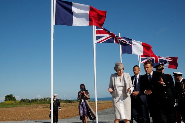 Fransa'da Normandiya Çıkarması'nın 75. yıl dönümü töreni