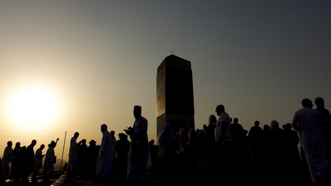 Hacı adayları kutsal topraklarda