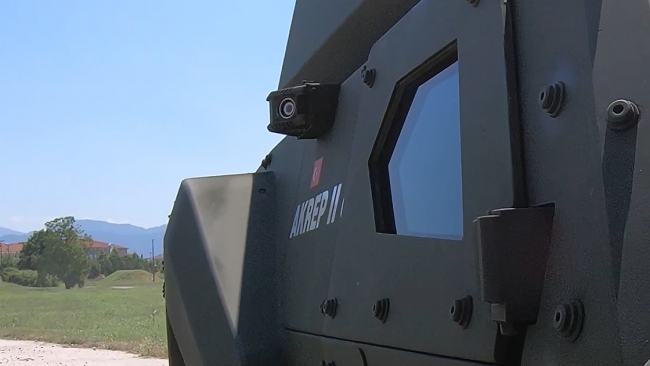 Türkiye'nin elektrikli zırhlısı ilk kez arazide