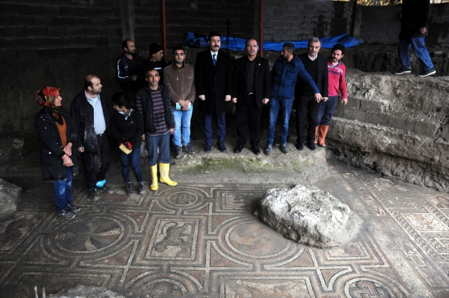 Binlerce yıllık mozaikte turp figürüne rastlandı