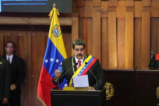 Cumhurbaşkanı Yardımcısı Fuat Oktay, Maduro'nun yemin törenine katıldı