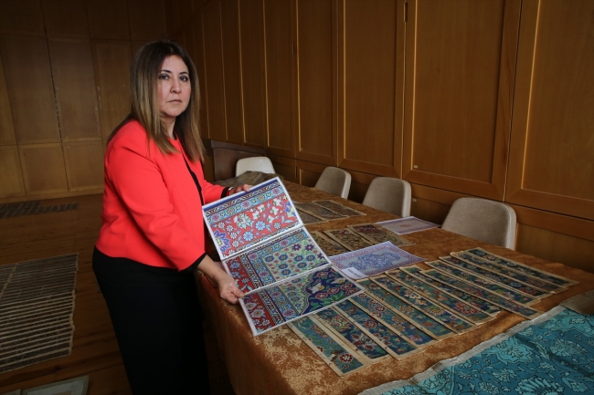 Asırlık halı desenleri dijital ortama aktarılıyor