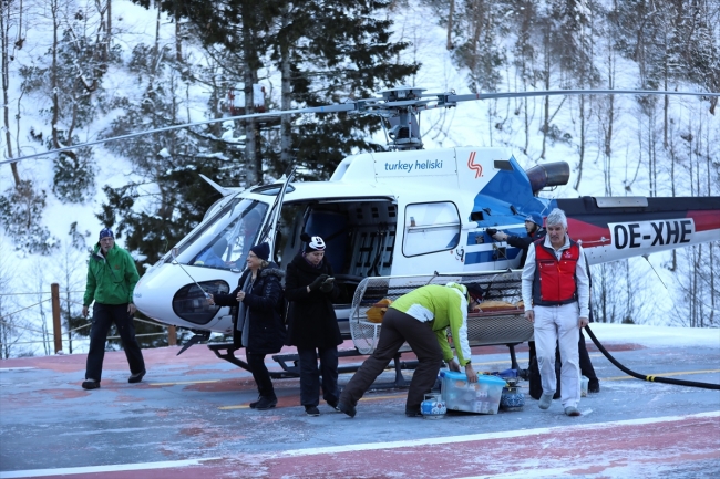 Kaçkar Dağları heliski tutkunlarını ağırlıyor
