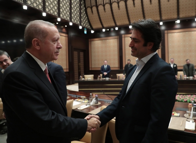 Cumhurbaşkanı Erdoğan sinema sektörü temsilcilerini kabul etti