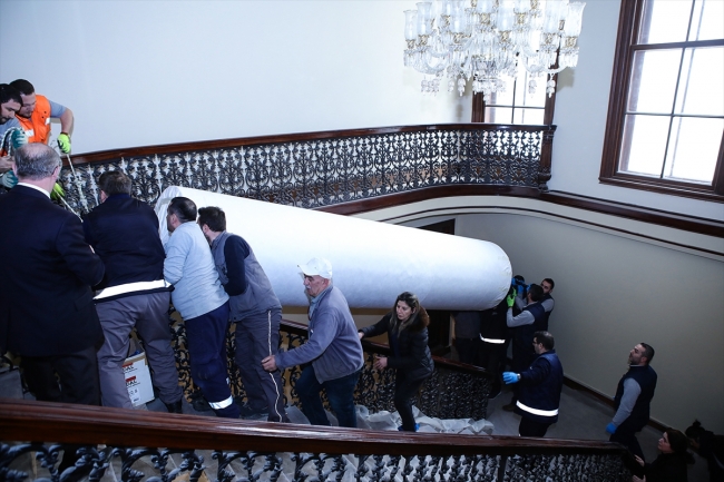 "Çölde Av" Resim Müzesi'ne taşındı