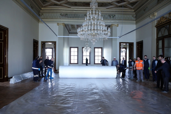 "Çölde Av" Resim Müzesi'ne taşındı