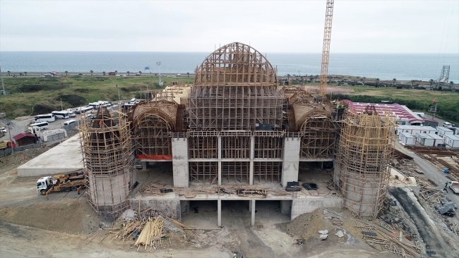 Doğu Karadeniz'in en büyük cami ve külliyesi yükseliyor