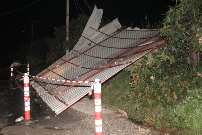 Mersin'de şiddetli yağış ve fırtına