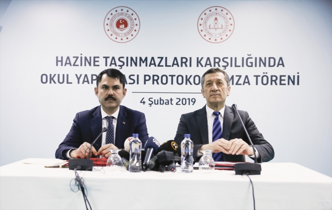 Hazine taşınmazları karşılığında yeni okullar yapılacak