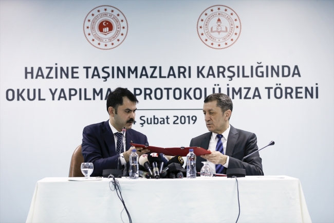 Hazine taşınmazları karşılığında yeni okullar yapılacak