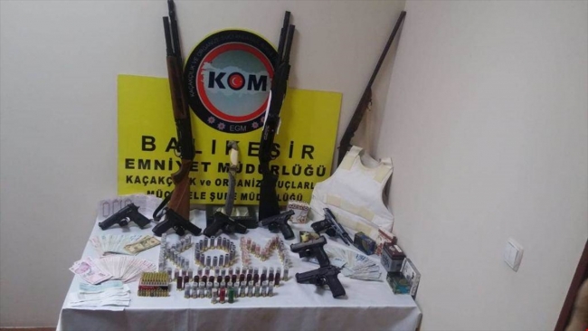 Balıkesir'de organize suç örgütüne operasyon