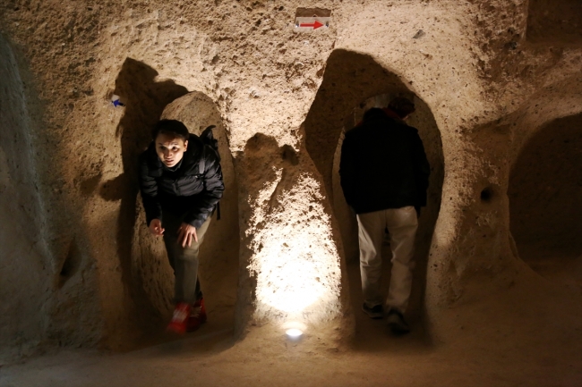 Kapadokya'nın yer altı şehirleri 1 milyonu aşkın turisti ağırladı