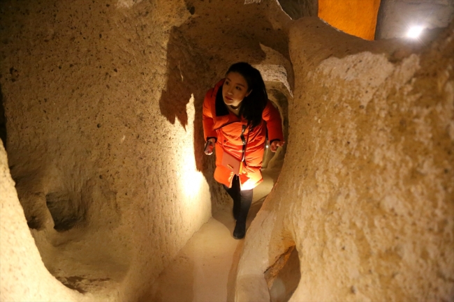 Kapadokya'nın yer altı şehirleri 1 milyonu aşkın turisti ağırladı