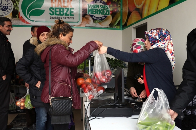 Elazığ'da ilk 'tanzim satış noktası' açıldı