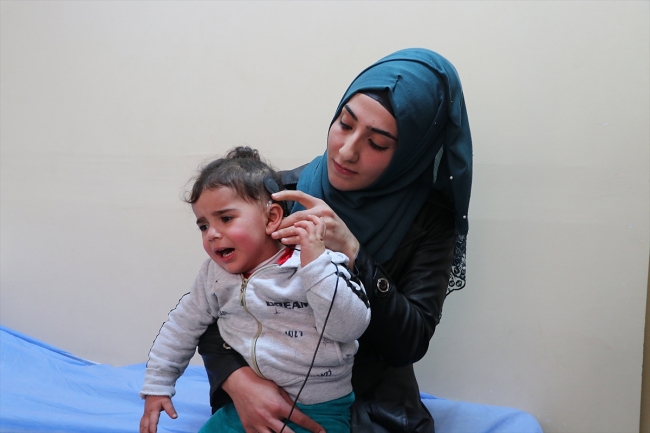 Minik Yaren seslerle tanıştı