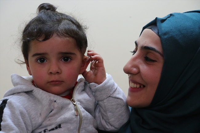 Minik Yaren seslerle tanıştı