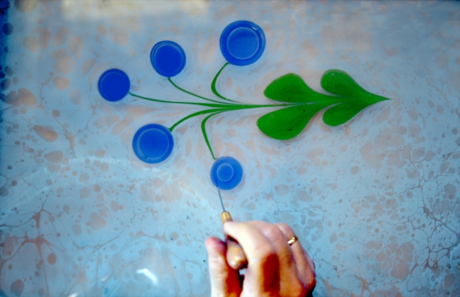 Ebru sanatını dünyaya tanıtıyorlar