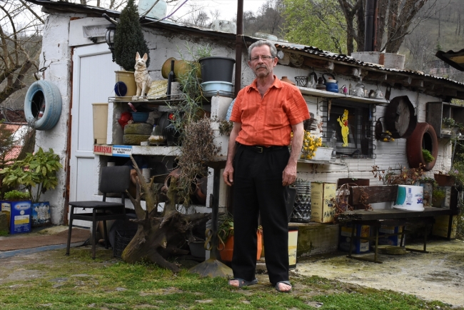 Ordu'daki ahır tarih kokan eşyalarla dolu