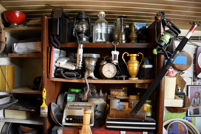 Ordu'daki ahır tarih kokan eşyalarla dolu