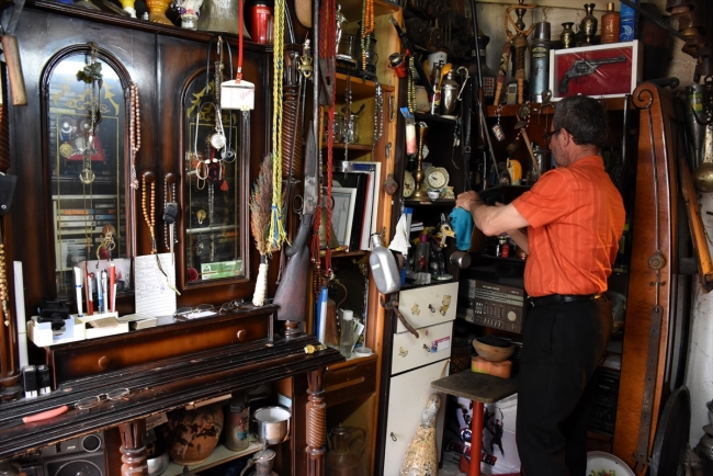 Ordu'daki ahır tarih kokan eşyalarla dolu