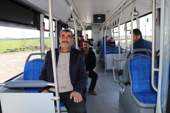 Diyarbakır'da kırsal mahalleler toplu taşıma hizmetine kavuştu