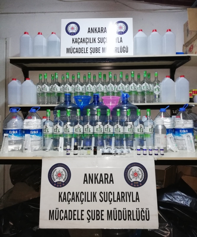 Sahte içki üreten avukat ve arkadaşı yakalandı