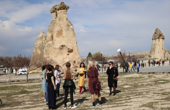 Kapadokya turizm sezonuna hızlı girdi