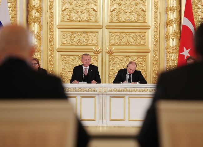 Cumhurbaşkanı Erdoğan: Rusya ile 100 milyar dolarlık hedefe doğru yürüyoruz