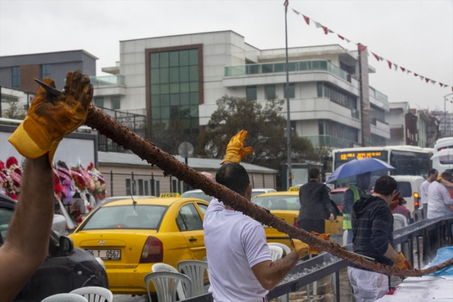 40 metrelik kebap saniyeler içinde tükendi