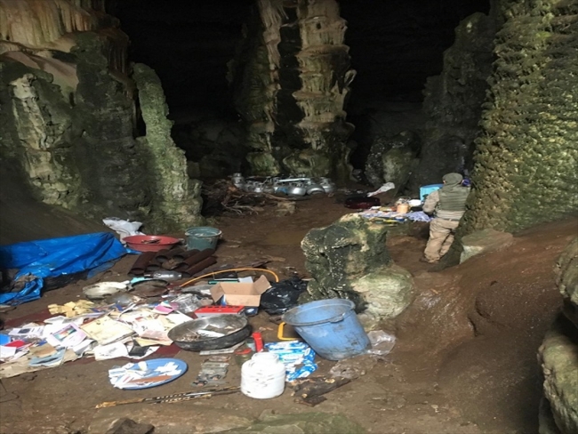 Tunceli'de terör örgütüne ait silah ve mühimmat ele geçirildi